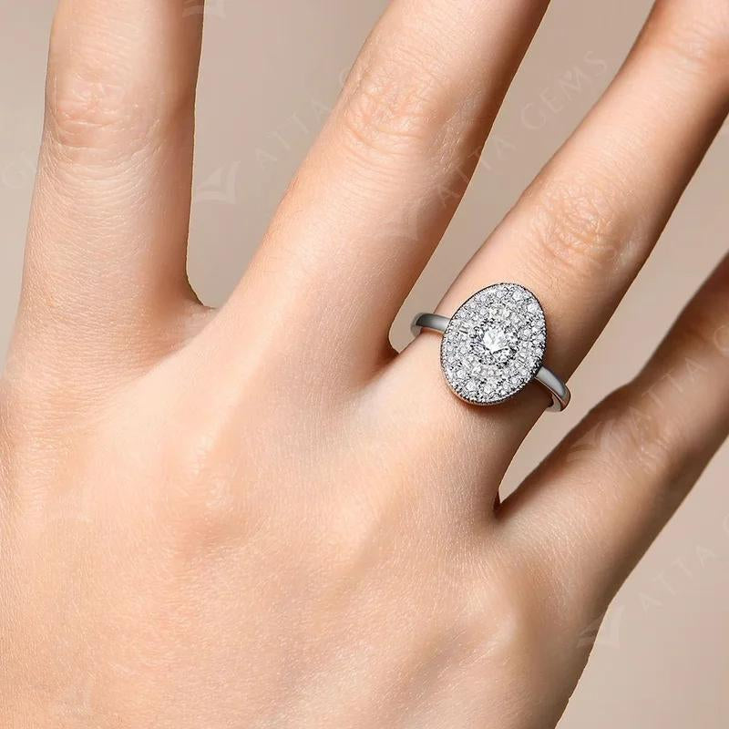 Daya Ring | White gold 18k