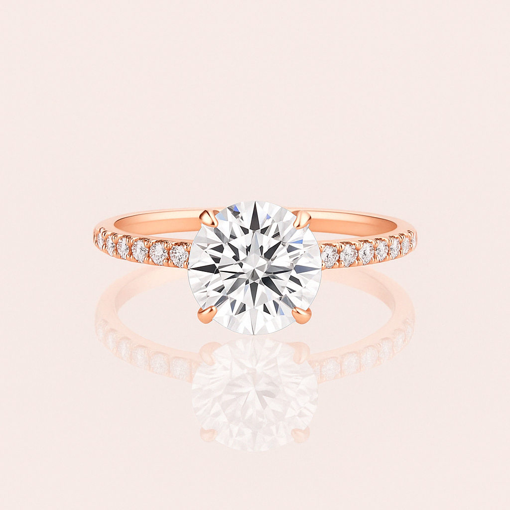 Jasmine (with Pavé) - Gold 16k