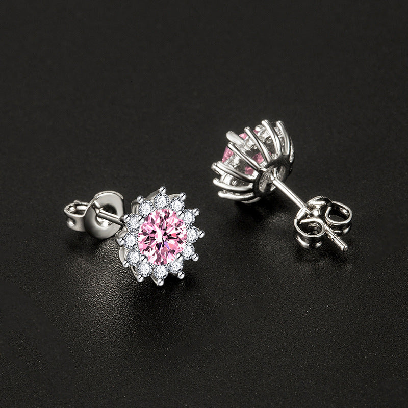 Sunlit Muse Earrings Pink