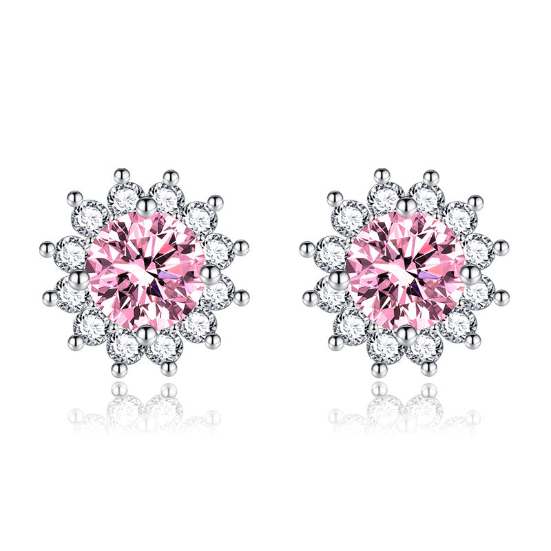 Sunlit Muse Earrings Pink