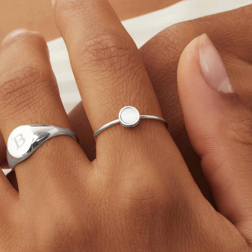 Alina Cirielle Ring | White Gold 14k