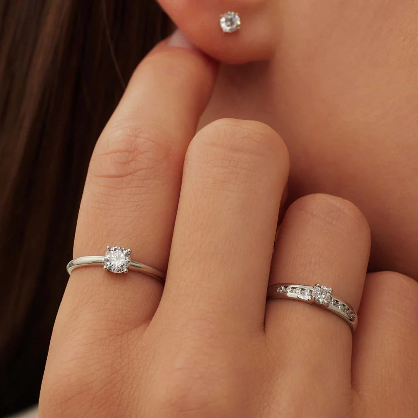 Mira Castelle Ring | White Gold 14k