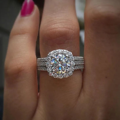 Clarinda Vellori Ring | White Gold 18k