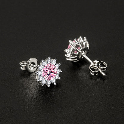 Sunlit Muse Earrings Pink