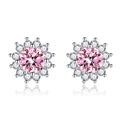 Sunlit Muse Earrings Pink