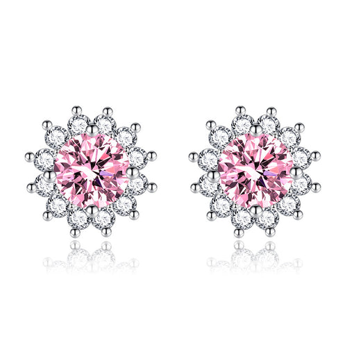 Sunlit Muse Earrings Pink